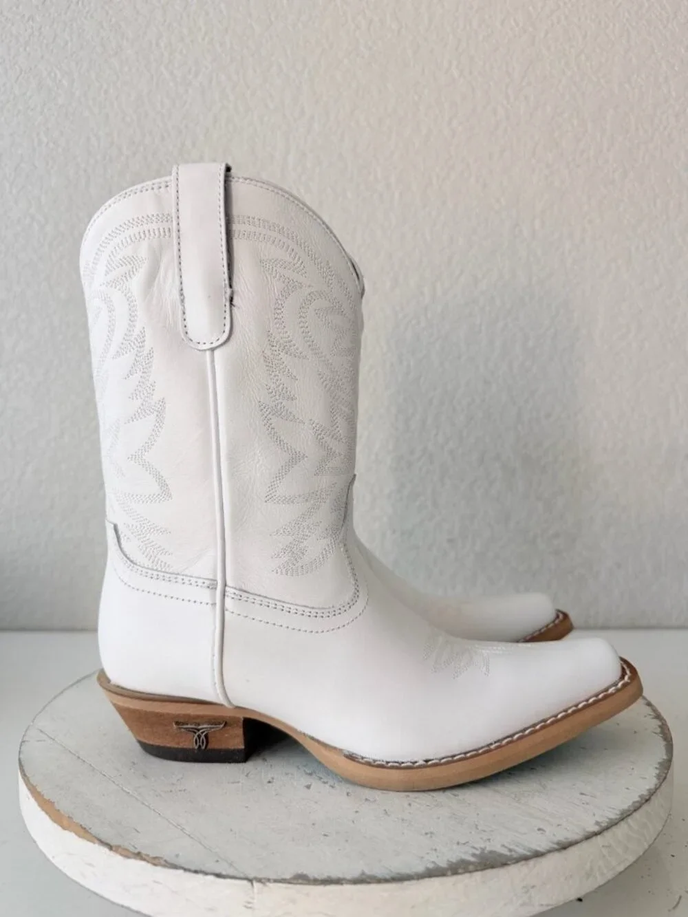 Lane Smokeshow Girls White Cowboy Boots Size 5 Western Cowgirl Kids Childrens